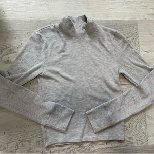 Women's Gray Turtleneck Sweater American eagle